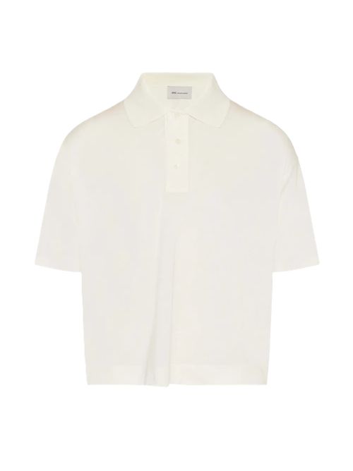 AMI PARIS boxy fit polo Ami Paris | UPL422.JE0211136 WHITE CREAM